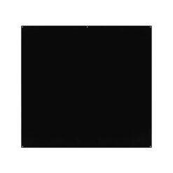 Westcott X-Drop Pro Wrinkle-Resistant Backdrop (Rich Black, 8 x 8')