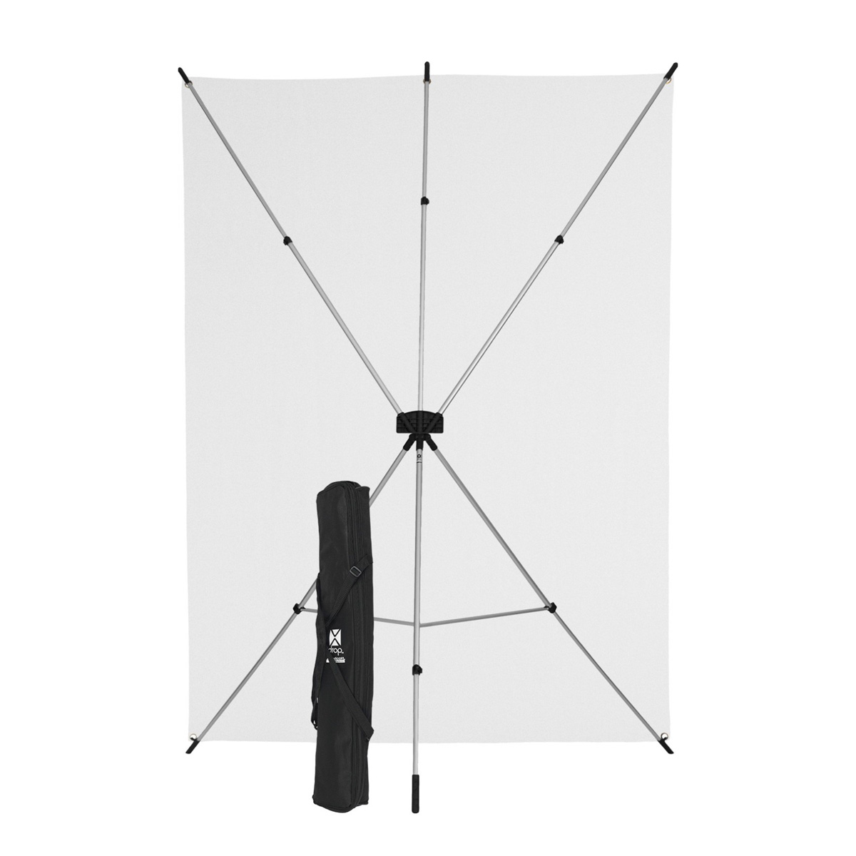 Westcott X-Drop Kit w/ High Key White Backdrop (5x7') - Image 2