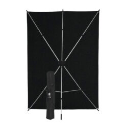 Alternative view of Westcott X-Drop Kit w/ Rich Black Backdrop (5x7')