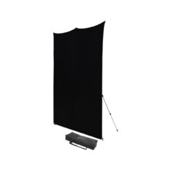 Alternative view of Westcott X-Drop Fabric Backdrop Kit (Rich Black, 8 x 8')