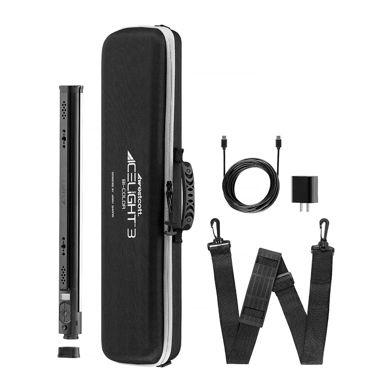 Westcott Ice Light 3 Bi-Color LED Tube Light (1.5', AC Power Kit) - Image 9