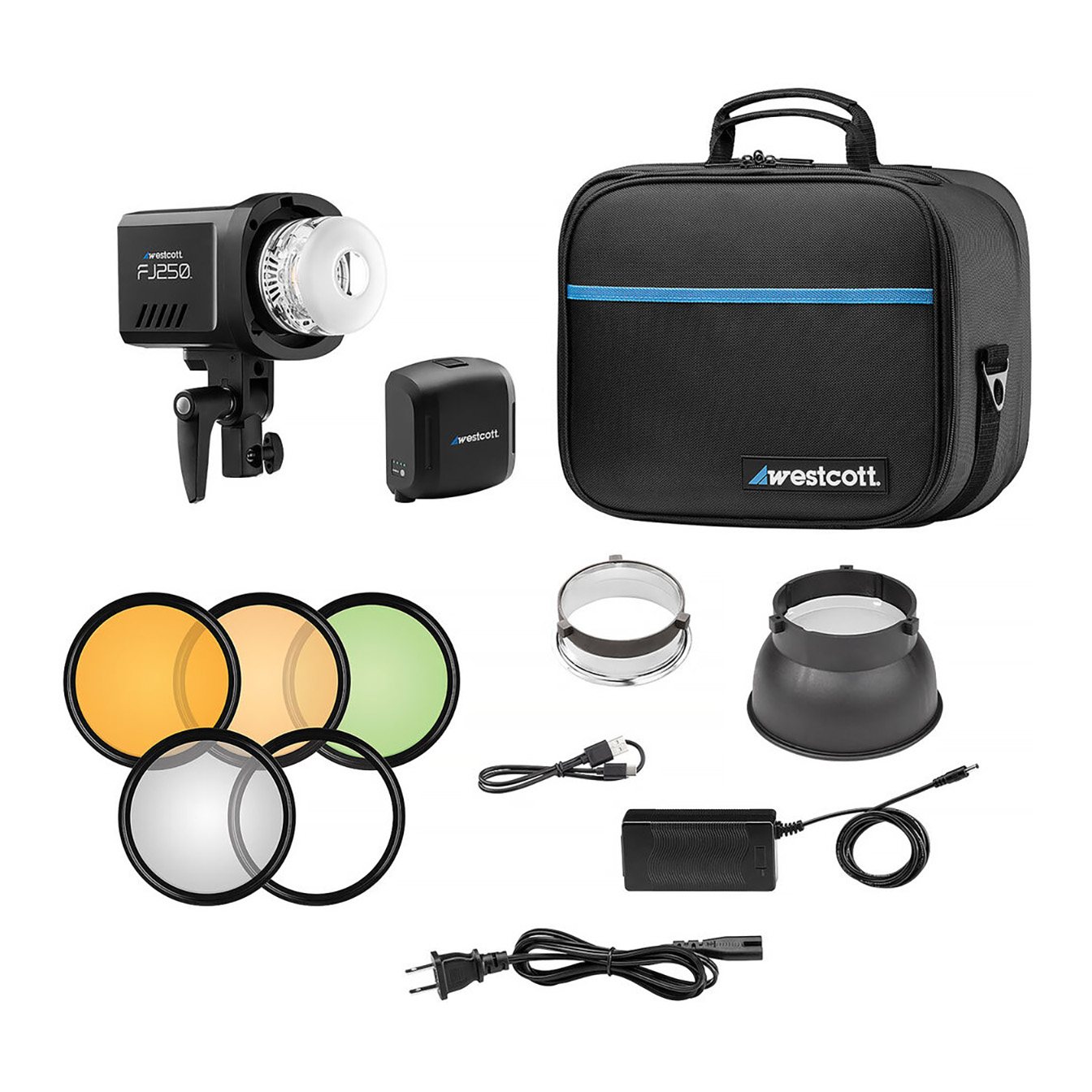 Westcott FJ250 250Ws Touchscreen Strobe with FJ Pro AC/DC Battery - Image 12