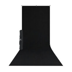 Westcott X-Drop Kit w/ Rich Black Backdrop (5×12')