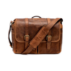 ONA Brixton Camera/Laptop Messenger Bag (Leather, Antique Cognac)