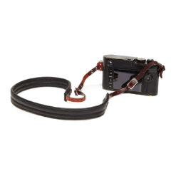 Alternative view of ONA The Oslo Medium Leather Camera Strap (Black)