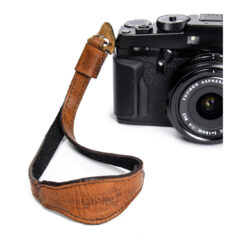 Alternative view of ONA Kyoto Leather Camera Wrist Strap (Antique Cognac)