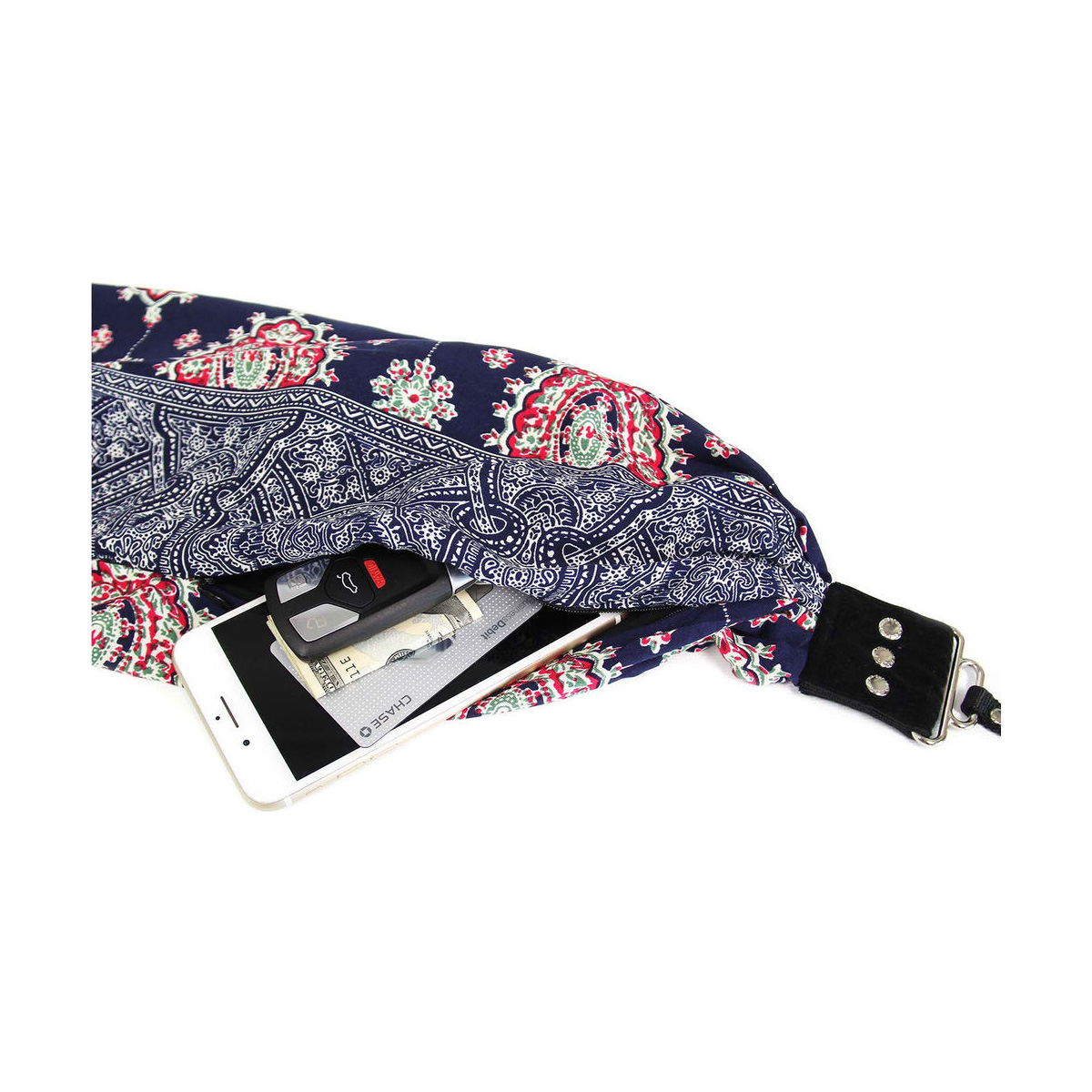 Capturing Couture Pocket Scarf Camera Strap (Bluebell) - Image 2