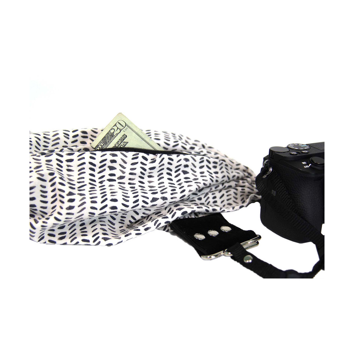 Capturing Couture Pocket Scarf Camera Strap (Kyla Sasha) - Image 2