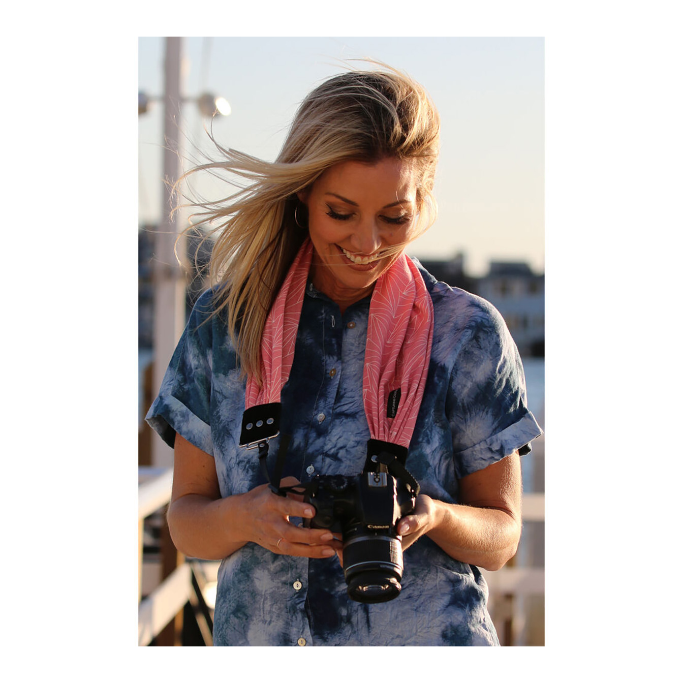Capturing Couture Pocket Scarf Camera Strap (Melrose) - Image 3