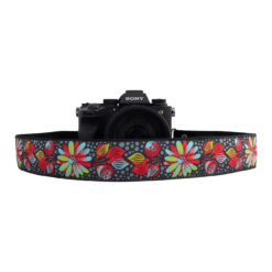 Alternative view of Capturing Couture 1.5" Camera Strap (Night Flower)