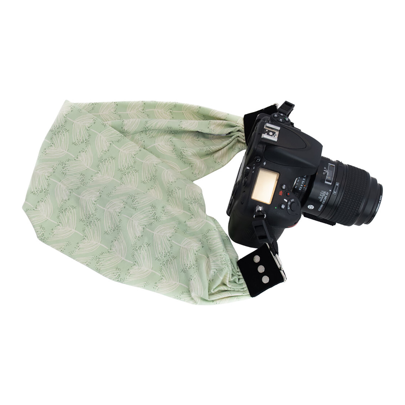 Capturing Couture Pocket Scarf Camera Strap (Chantilly Moss) - Image 2
