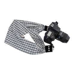Alternative view of Capturing Couture Pocket Scarf Camera Strap (Greyhound)