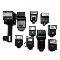 Bundle of Film Flashes (Lot of 10, Untested, AS-IS)