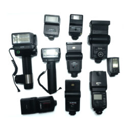 Bundle of Film Flashes (Lot of 10, Untested, AS-IS)