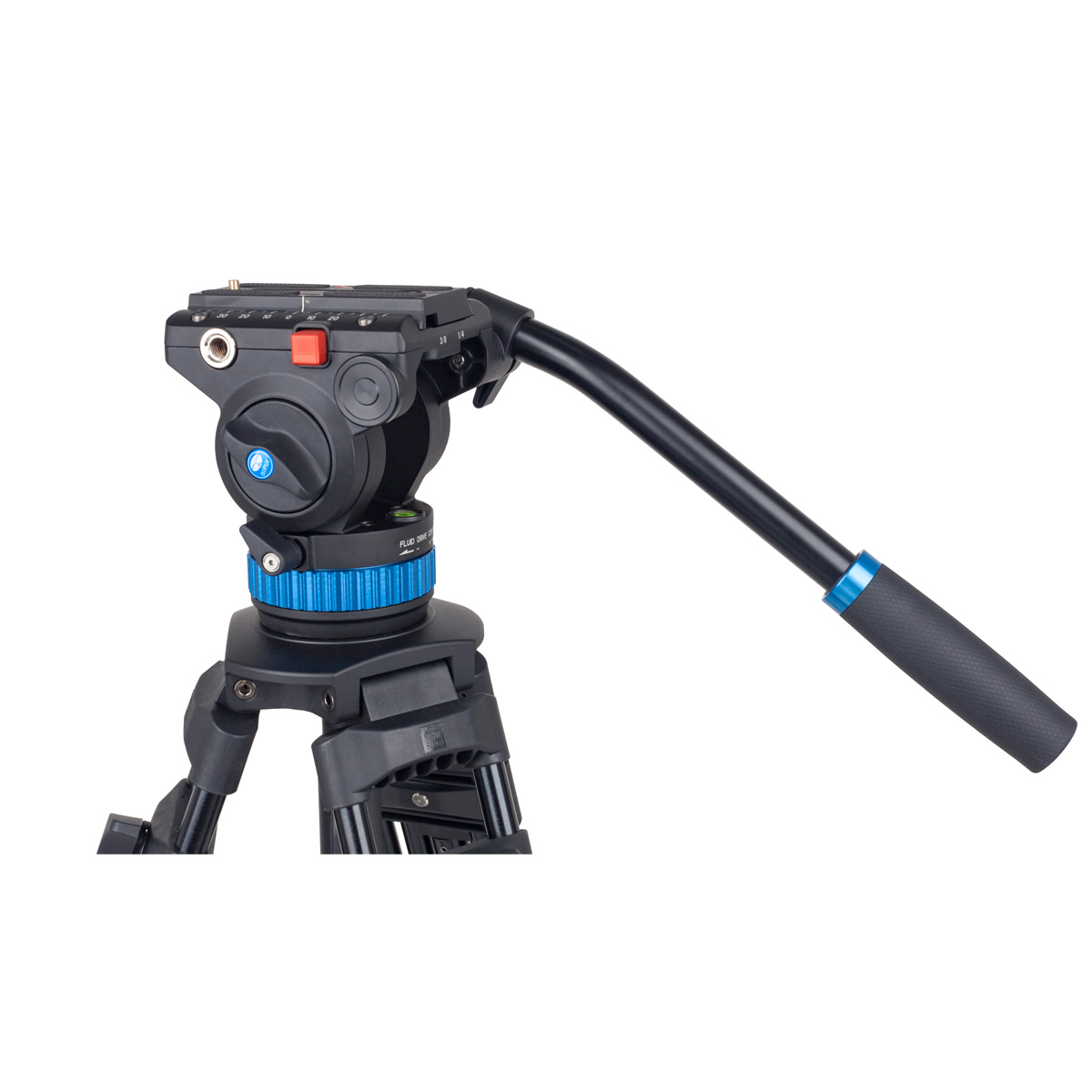 Sirui SH25 Aluminum Video Tripod with Fluid Head - Image 4