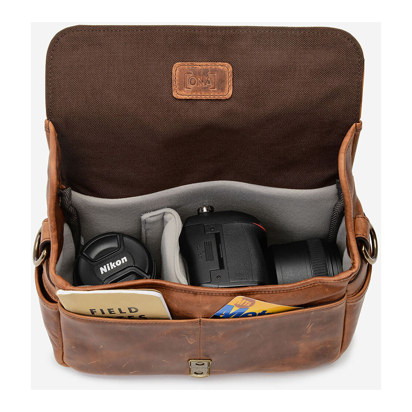 ONA Bowery II Camera Bag (Antique Cognac Leather) - Image 3