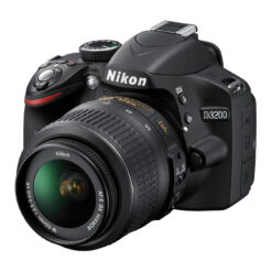 Nikon D3200 DSLR Camera with 18-55mm Lens (Black)