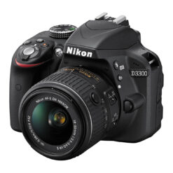 Nikon D3300 DSLR Camera with 18-55mm Lens (Black)
