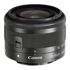 Canon EF-M 15-45mm f/3.5-6.3 IS STM Lens (Graphite)