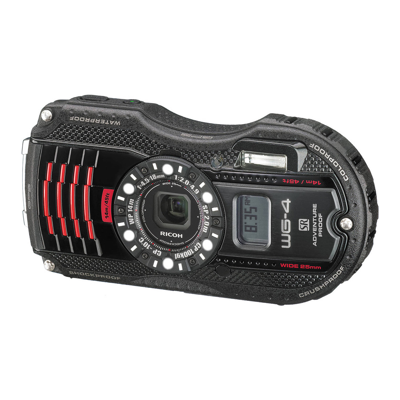 Ricoh WG-4 GPS Digital Camera (Black)