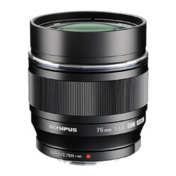 Olympus M.Zuiko Digital ED 75mm f/1.8 Lens (Black)