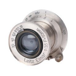 Leica Elmar 50mm f/3.5 LTM Lens (Silver)