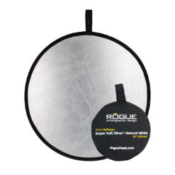 Rogue 2-in-1 Collapsible Reflector - Super Soft Silver / Natural White 32
