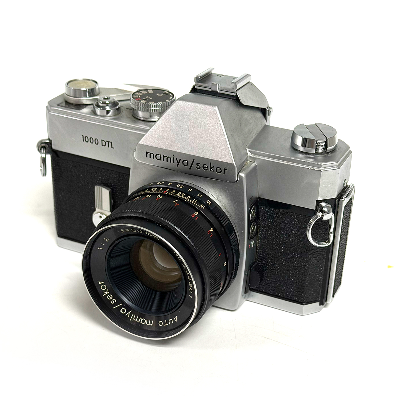 Mamiya Sekor 1000 DTL 35mm Film Camera w/ 50mm f/2 Lens
