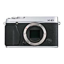 FUJIFILM X-E1 Mirrorless Digital Camera (Body Only, Silver)