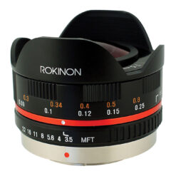 Rokinon 7.5mm f/3.5 Ultra Wide-Angle Fisheye Lens for Micro 4/3 (Black)