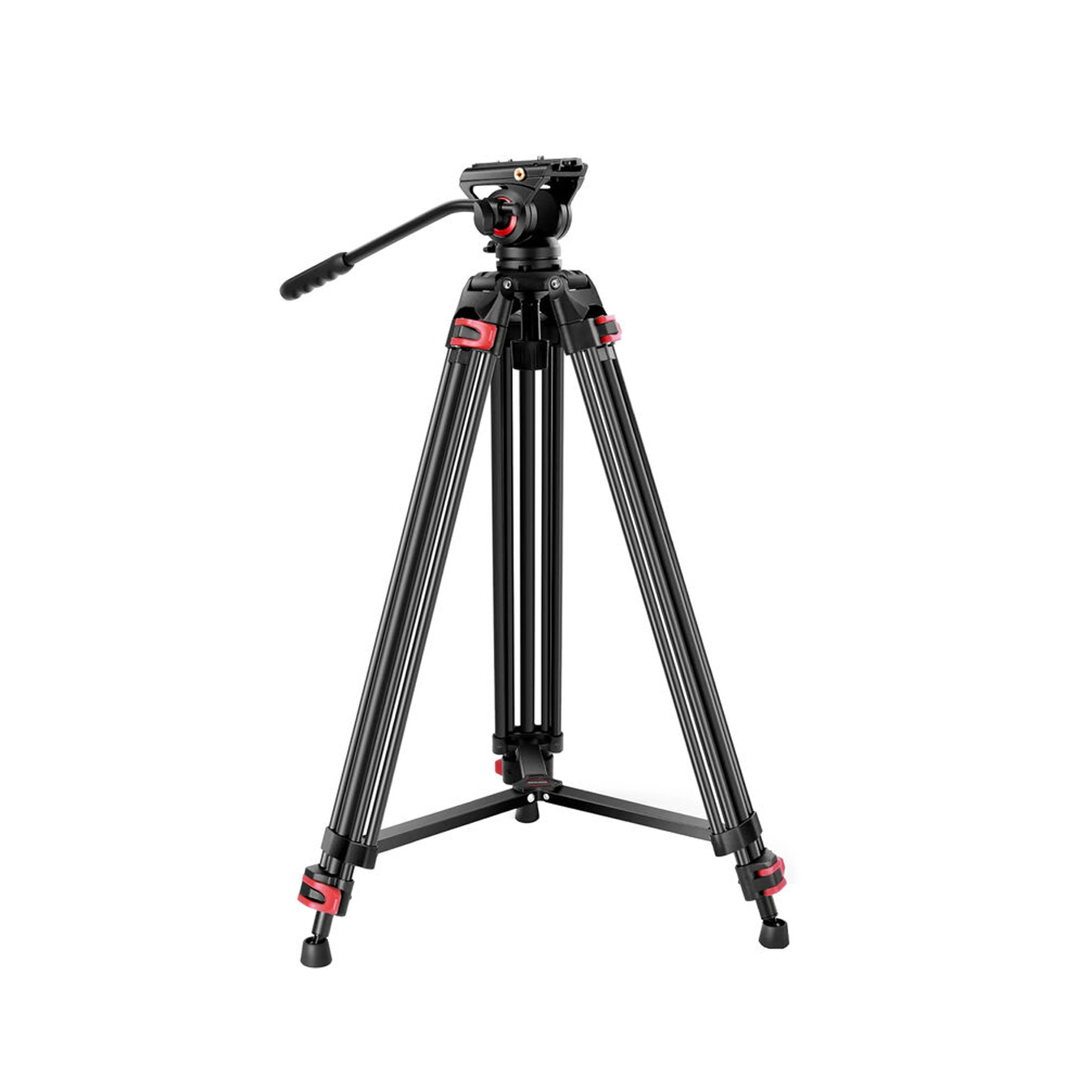 Neewer GM88 Heavy-Duty Aluminum Tripod System with Fluid Head (75mm Bowl)