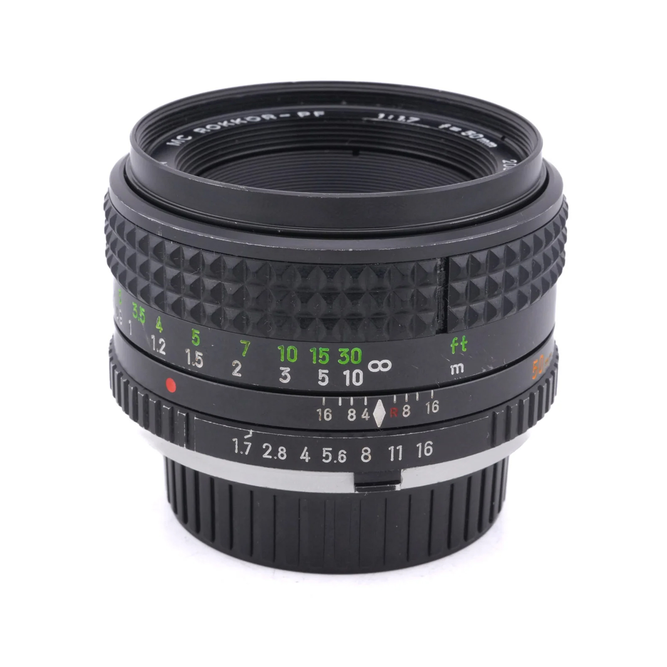 Minolta 50mm f1.7 MC Rokkor-PF Lens