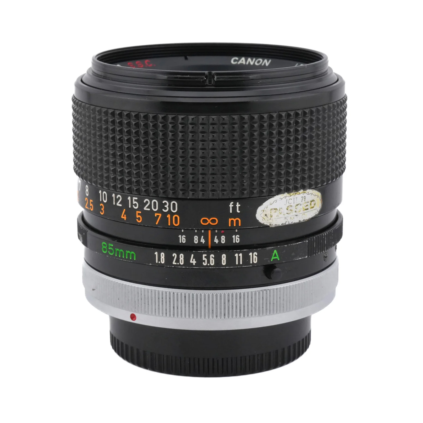 Canon 85mm f1.8 S.S.C. Lens