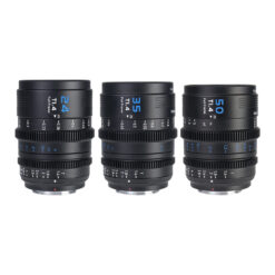 Sirui VP-1 Vision Prime T1.4 Full-Frame Cine 3-Lens Kit (Multi-Mount, Black)