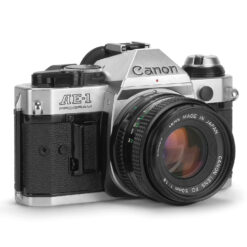 Canon AE-1 Program 35mm Film Camera with 50mm f/1.8 Lens (AS-IS)
