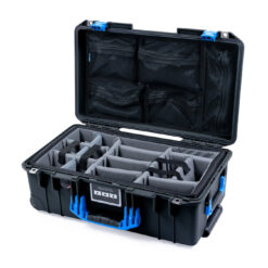 Pelican 1535 Air Carry-on Case - Black & Blue