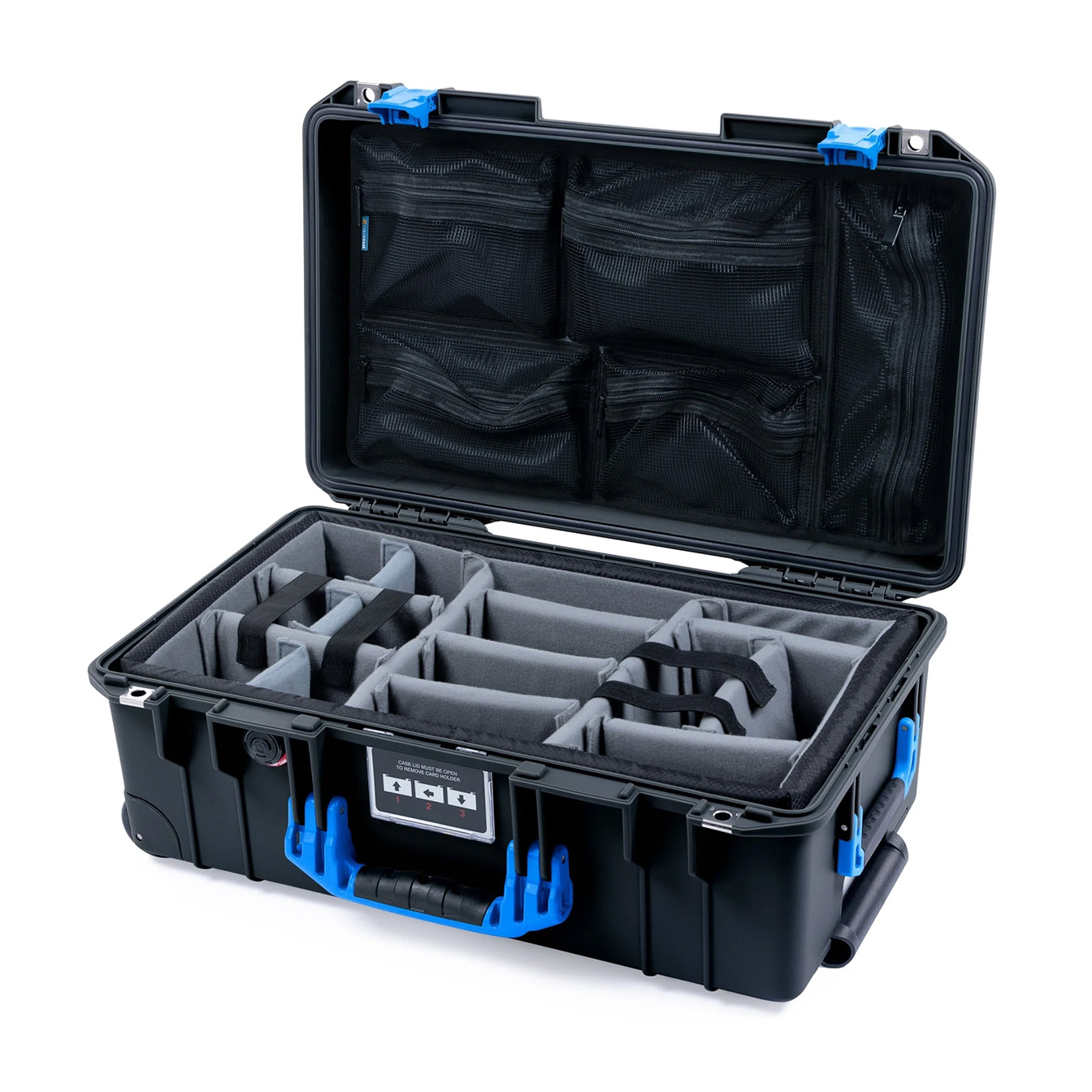 Pelican 1535 Air Carry-on Case - Black & Blue