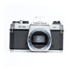 Pentax K1000 SE 35mm Camera Body, Chrome/Black