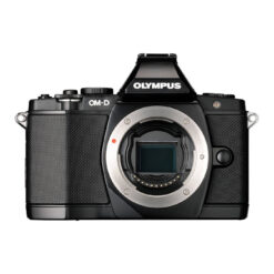 Olympus OM-D E-M5 Mirrorless Camera (Body, Black) with Olympus FL-LM2 Flash