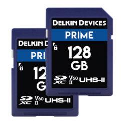 Delkin Devices 128GB PRIME UHS-II SDXC Memory Card (2-Pack)