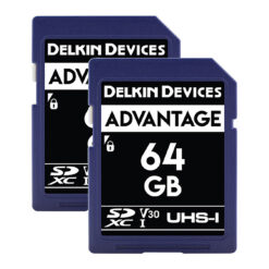 Delkin Devices 64GB Advantage UHS-I SDXC Memory Card (2-Pack)
