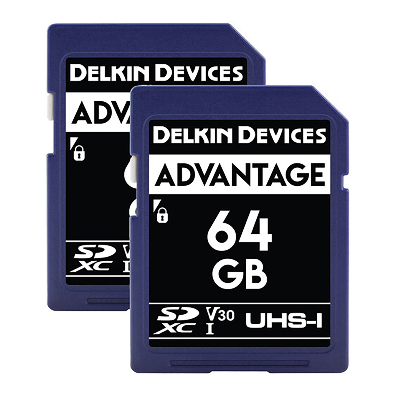 Delkin Devices 64GB Advantage UHS-I SDXC Memory Card (2-Pack)