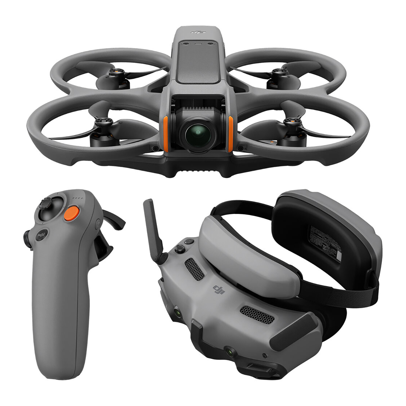 DJI Avata 2 FPV Drone with Goggles 3 & 1-Battery Fly More Combo