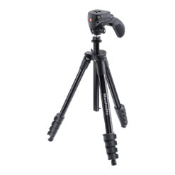 Manfrotto Compact Action Aluminum Tripod (Black)
