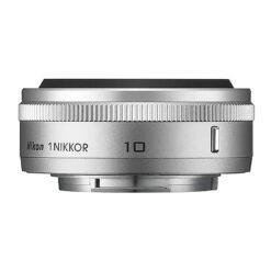 Nikon 1 Nikkor 10 mm f/2.8 Lens (Silver)