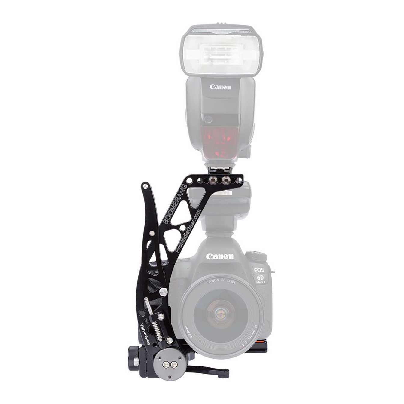 ProMediaGear BBX2 Boomerang Flash Bracket with Universal QR Plate