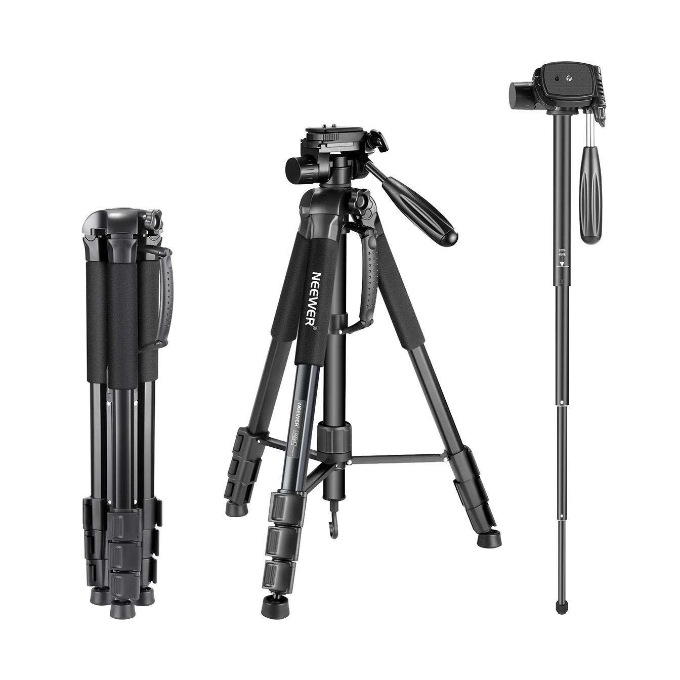 NEEWER SAB264 70" 2 in 1 Camera Tripod Monopod
