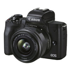 Canon EOS M50 Mark II Mirrorless Camera with 15-45mm Lens (Black)