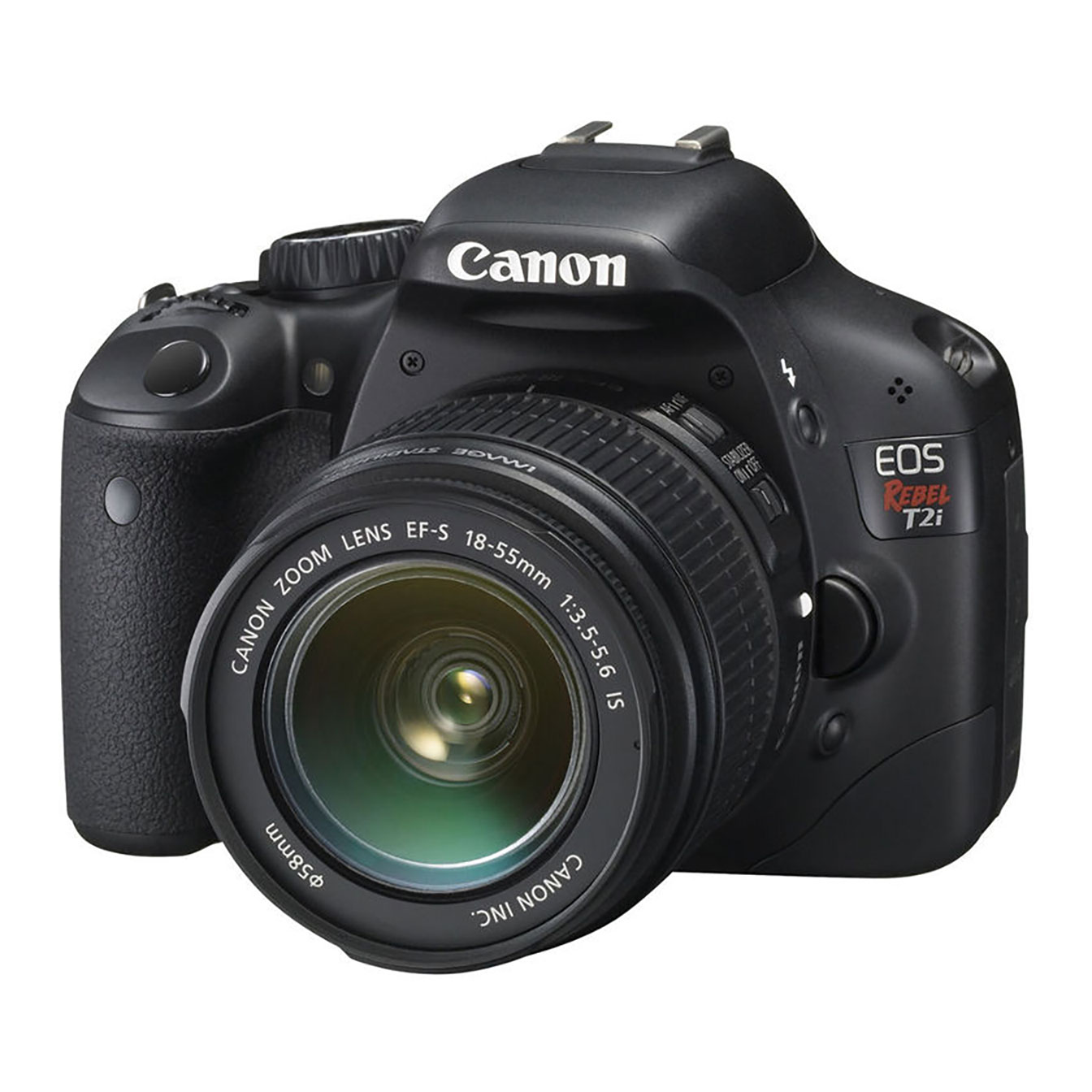 Canon EOS Rebel T2i DSLR Camera with 18-55mm Lens