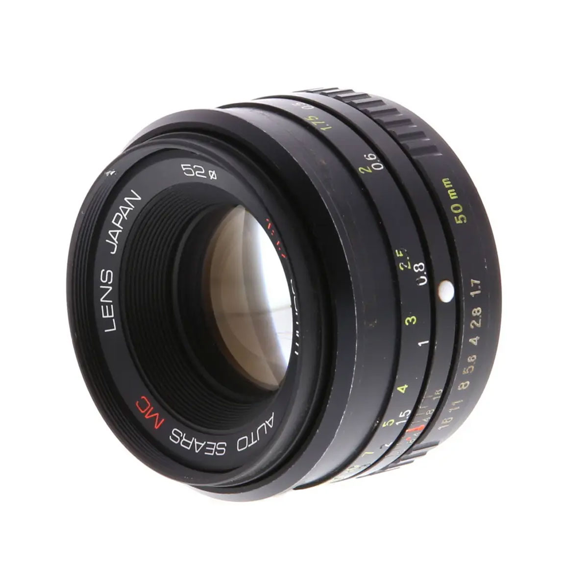 Sears MC 50mm f/1.7 Lens for Pentax K-Mount